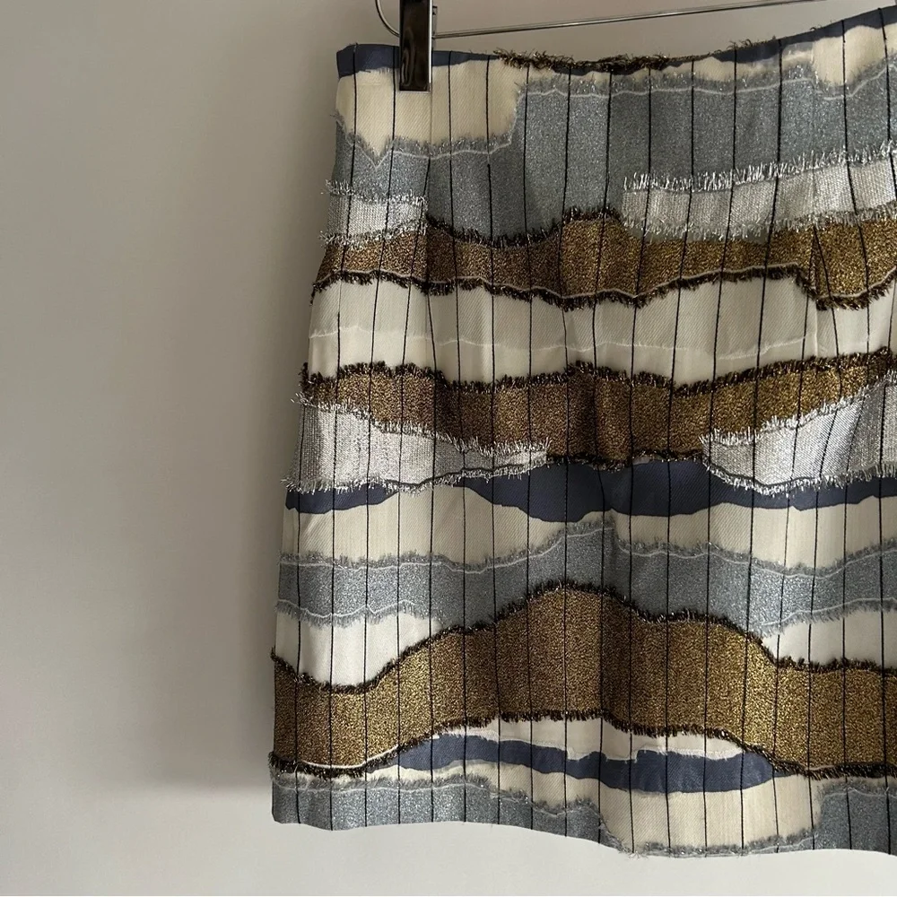 Christian Dior Metallic Mini Skirt - Picture 2 of 10